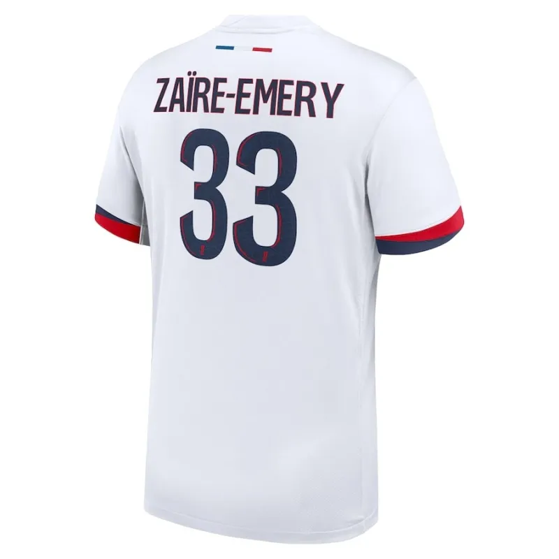 Paris Saint - Germain 2024/25 Auswärtstrikot - Set für Kinder von Warren Zaire - Emery - Weiß