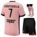 Paris Saint - Germain 2024/25 Dritter Kinderstrikot - Set - Rosa