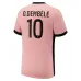Jeu de troisième kit 2024/25 pour enfants de Paris Saint - Germain du joueur Ousmane Dembélé - Rose