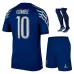 Jeu de quatrième kit 2024/25 pour enfants de Paris Saint - Germain du joueur Ousmane Dembélé - Bleu