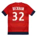 Beckham Paris Saint-Germain Retro Jersey 2012/13 Away - Red