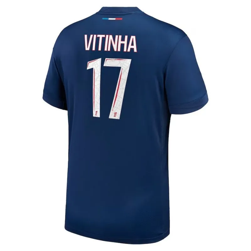 Paris Saint - Germain VITINHA 2024/25 Home Kids' Kit Jersey with 1 Star- Blue