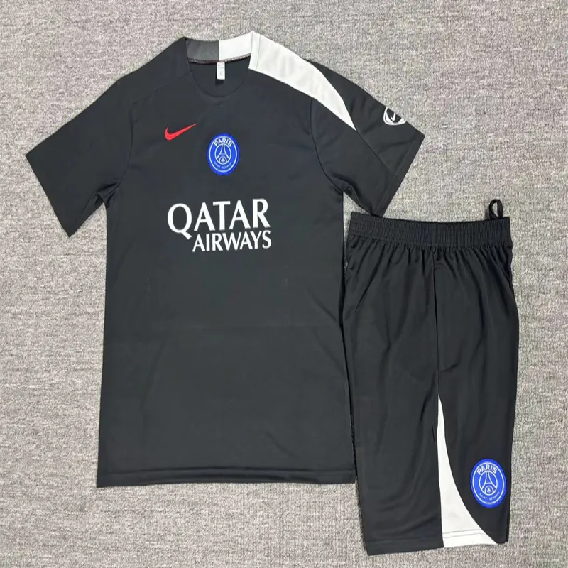 PSG 2025/26 Conjunto de Entrenamiento Infantil negro