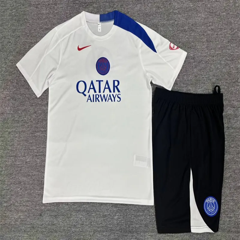 PSG 2025/26 Ensemble Entraînement Enfan blanc