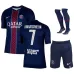 Paris Saint-Germain KVARATSKHELIA Niños 2025/26 Kit de casa - Azul/Rojo