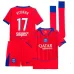 Paris Saint-Germain VITINHA 2025/26 Kids Third Kit Jersey - Red