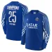 PSG 2025/26 UCL  Maillot Quatrième Manche Longue Bleu