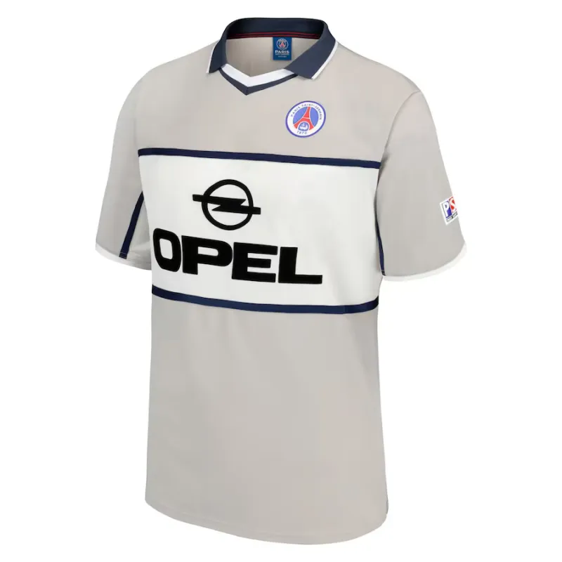 Paris Saint-Germain 2001/02 Auswärts Retro Traditions Trikot - Grau