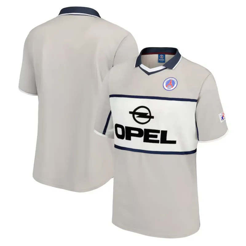 Paris Saint-Germain 2001/02 Auswärts Retro Traditions Trikot - Grau