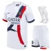 Paris Saint-Germain 2025/26 Auswärts Kinder Kit - Weiß