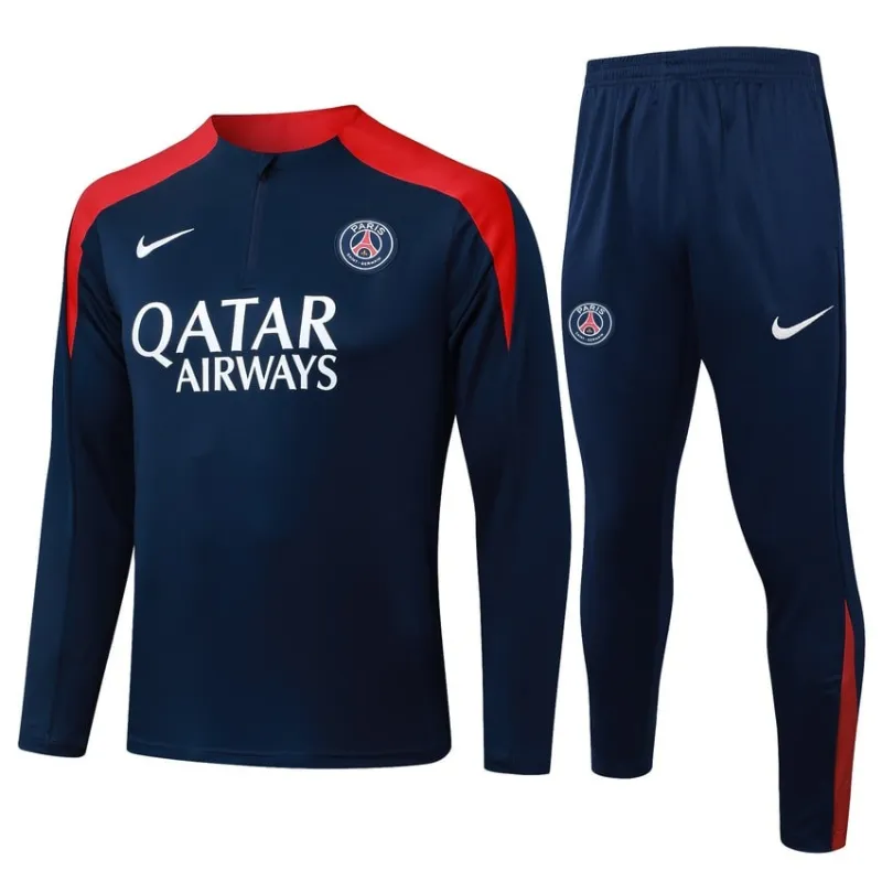 Paris Saint-Germain 2025/26 Trainingsanzug - Blau/Rot