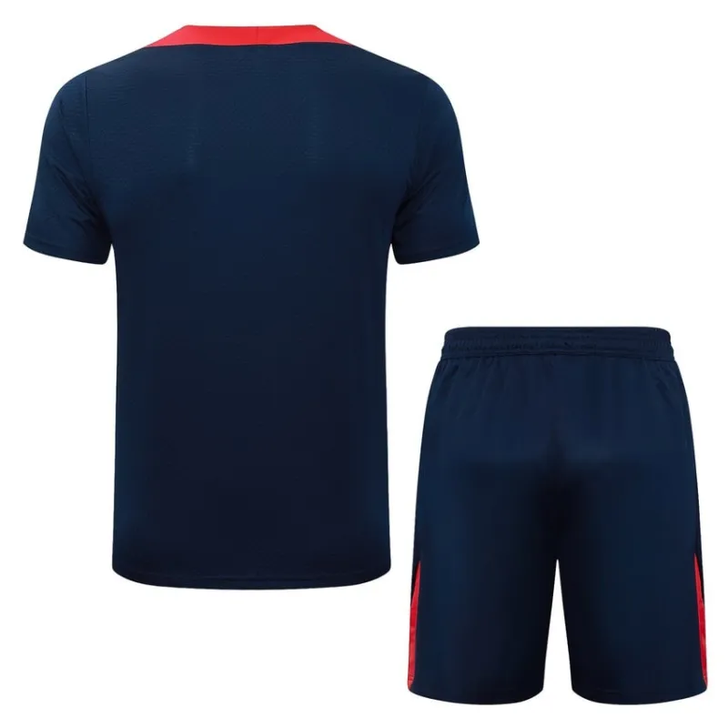 Paris Saint-Germain 2025/26 Training Jersey + Shorts - Blue/Red