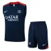 Conjunto de Pantalones Cortos y Camiseta sin Mangas Paris Saint-Germain 2025/26 - Azul/Rojo
