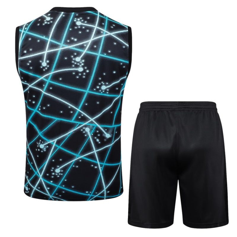 Paris Saint-Germain 2025/26 Conjunto de pantalones cortos y camiseta sin mangas - Negra/Azul
