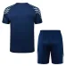 Paris Saint-Germain 2025/26 Maillot d'entraînement + Short - Bleu