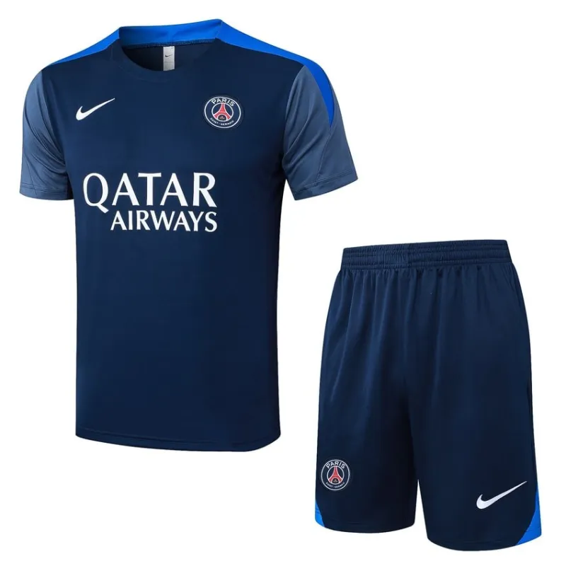 Paris Saint-Germain 2025/26 Trainings Trikot + Shorts - Blau