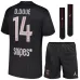 Paris Saint-Germain  D.DOUÉ 2025/26 Kit bambino quarto - Nero