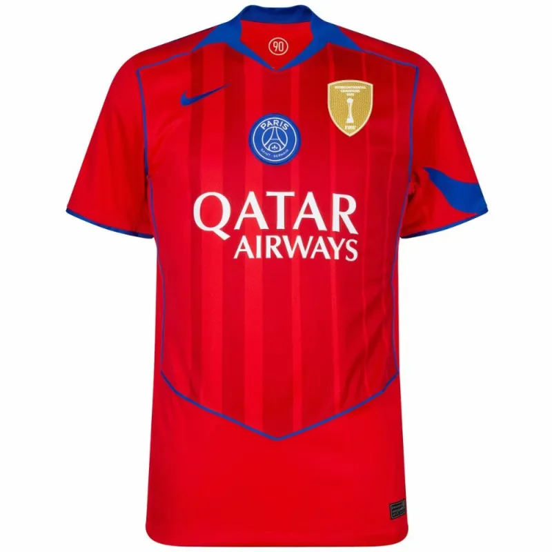 PSG 2025/26 Intercontinental Champions Third Jersey Red
