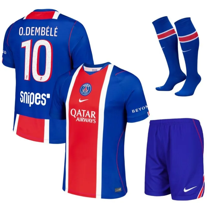 PSG O.DEMBÉLÉ 2026/27 Home Kids Kit