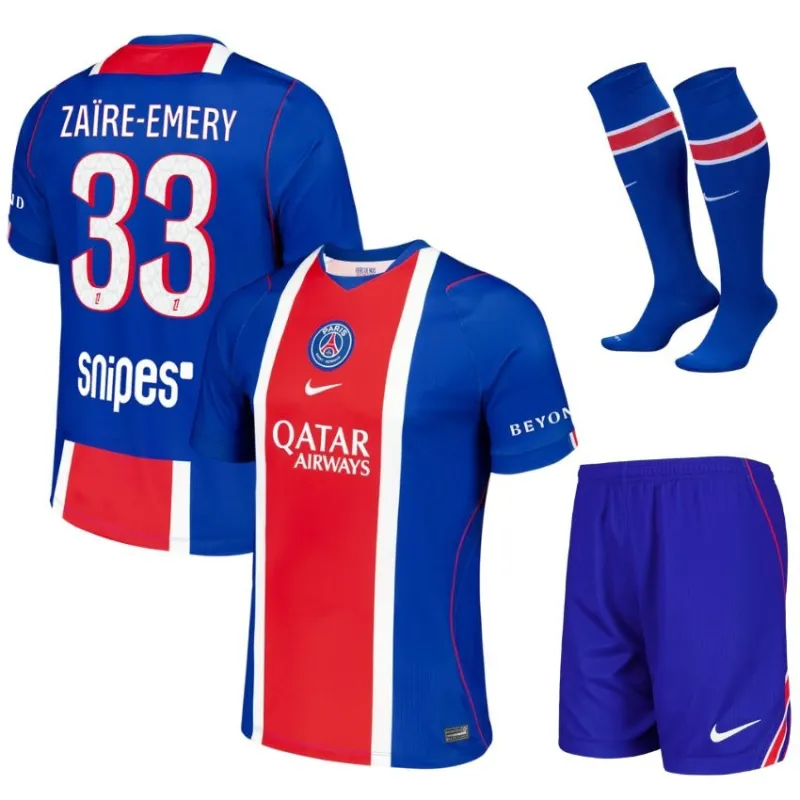PSG ZAIRE-EMERY 2026/27 Home Kids Kit