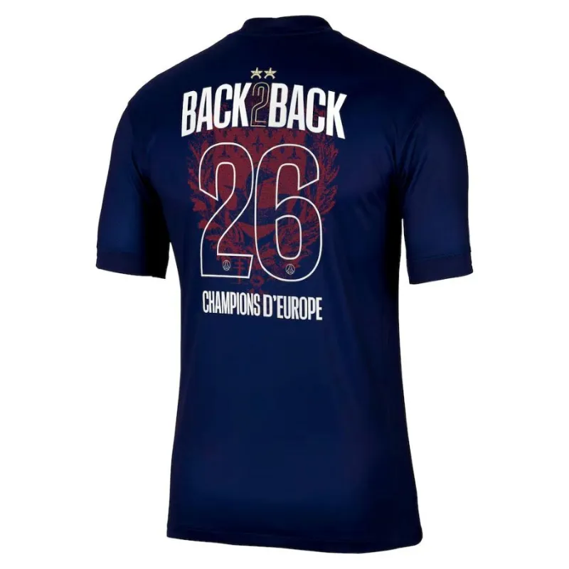 PSG Heim Kinder Set Trikot 2025/26 2 Sterne Europameister