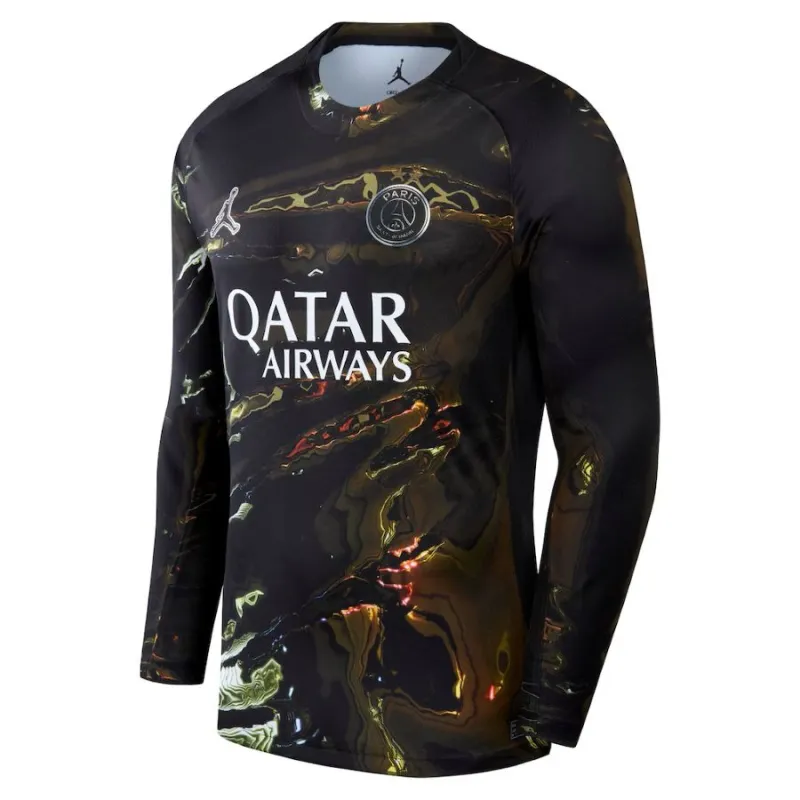 PSG Jordan Nacht Langarm Trikot 2025/26 2 Sterne