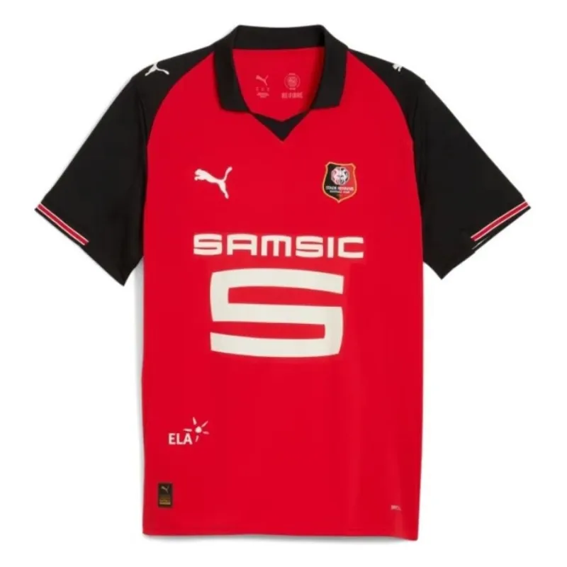 Rennes 2025/26 Home Kids' Jersey + Shorts - Red