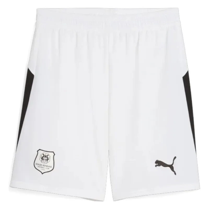 Rennes Maglia Bambino Away 2025/26 + Pantaloncini - Bianco