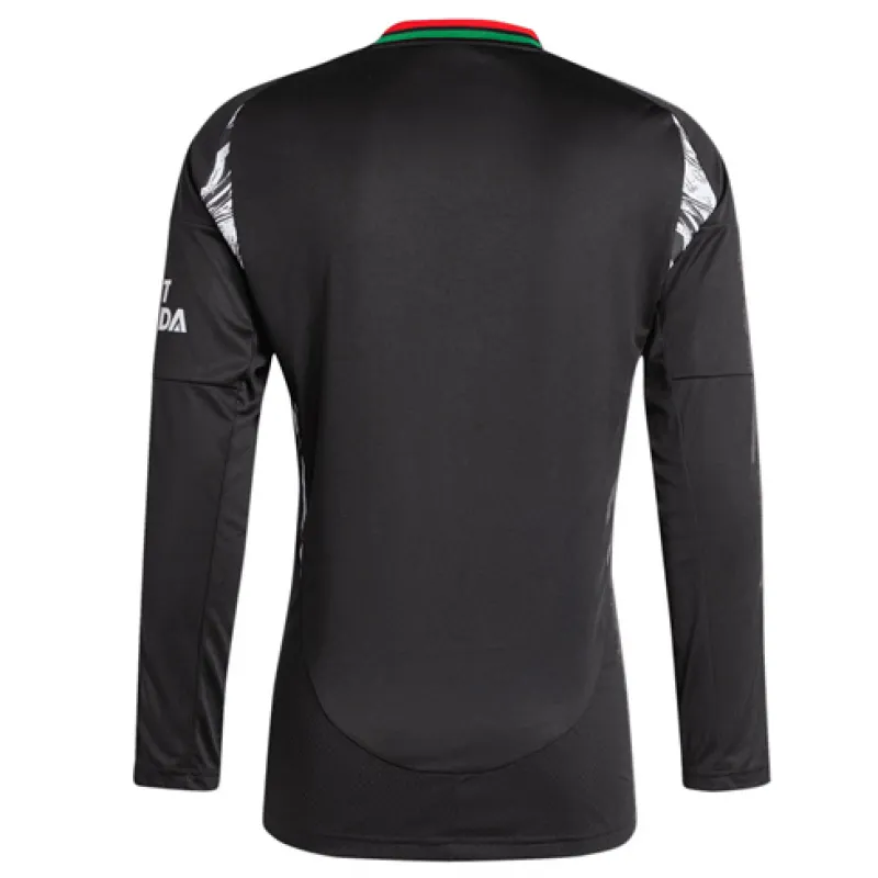 Maglia di trasferta con maniche lunghe di Arsenal 2024/25 - Nero