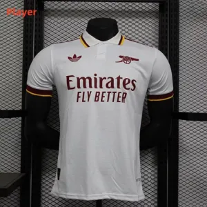 Arsenal 2025/26 Third Player Jersey - White