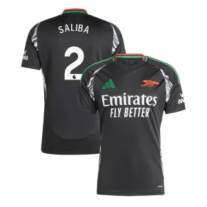 SALIBA Arsenal 2024/25 Away Replica Jersey - Black