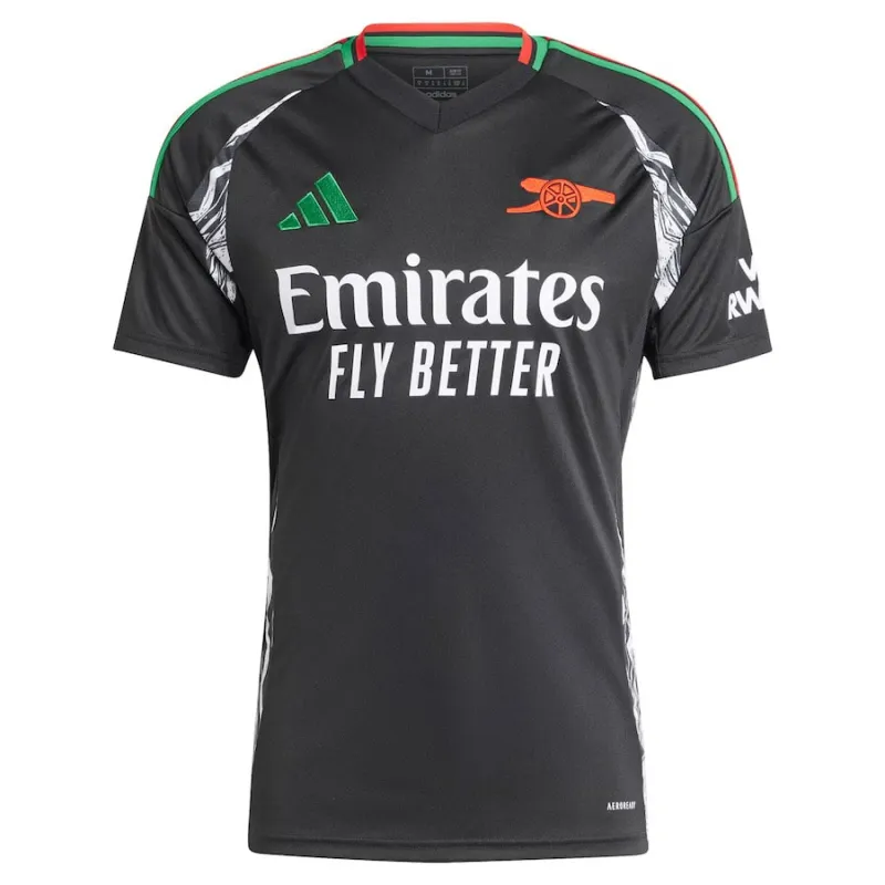 Ødegaard Arsenal 2024/25 Away Replica Jersey - Black