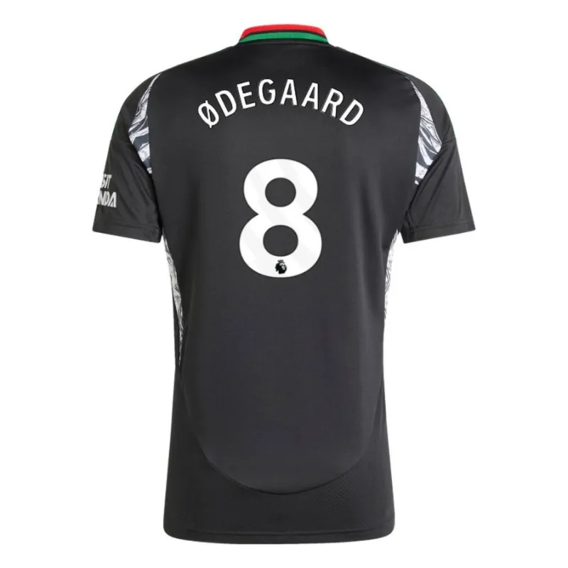 Ødegaard Arsenal 2024/25 Away Replica Jersey - Black