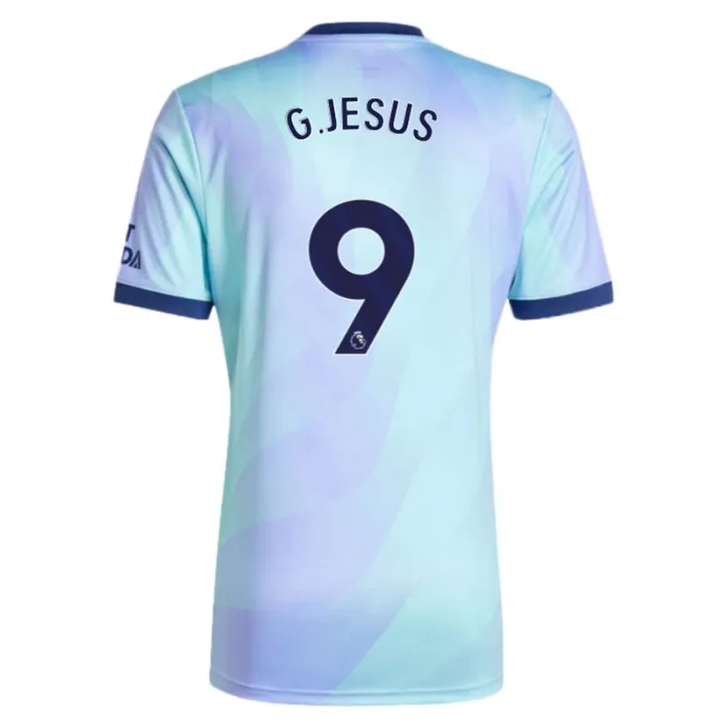G.JESUS Arsenal 2024/25 Third Replica Jersey - Sky Blue