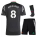Ødegaard Arsenal 2024/25 Kids' Away Replica Jersey - Black