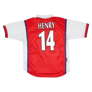 Henry Arsenal 1998/1999 Home Jersey - Red