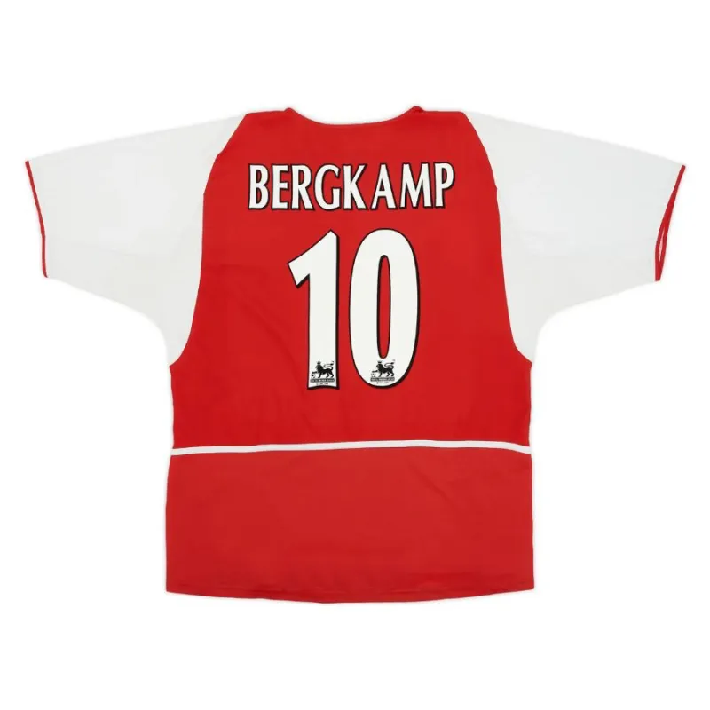 Bergkamp Arsenal 2002/2004 Heimtrikot - Rot