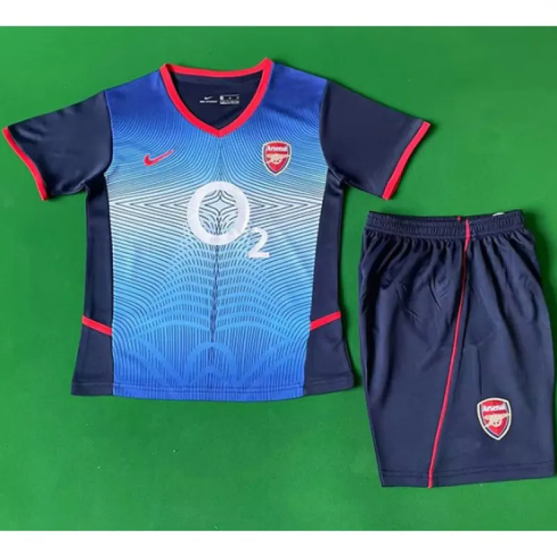 Arsenal 2002/04 Kinder Auswärtstrikot - Blau
