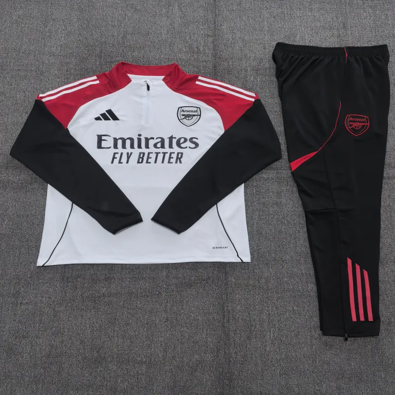 Arsenal 2025/26 Kids Sports Set White
