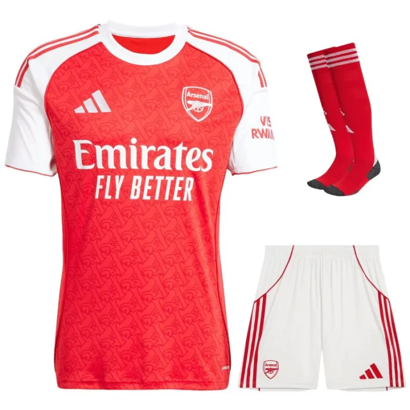 Arsenal Kids' Kit 2025/26 Home - Red
