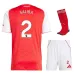 Arsenal SALIBA Kids' Kit 2025/26 Home - Red
