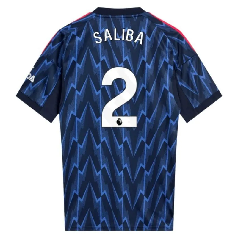 Arsenal SALIBA 2025/26 Away Kids' Jersey Set - Blue