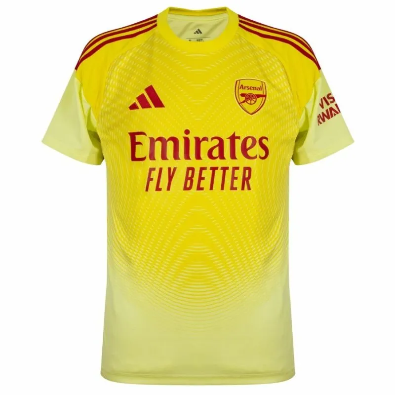 Arsenal Raya 2025/26 Home Goalkeeper Jersey Yellow