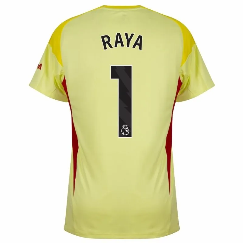 Arsenal Raya 2025/26 Home Goalkeeper Jersey Yellow