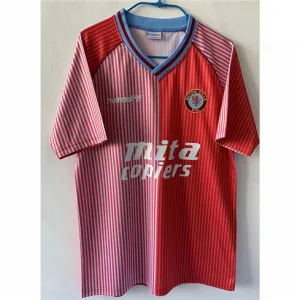 Aston Villa 1988 Home Retro Jersey - Red