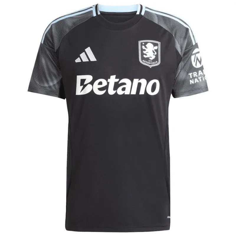 Aston Villa 2025/26 Away Kids Jersey + Shorts - Black