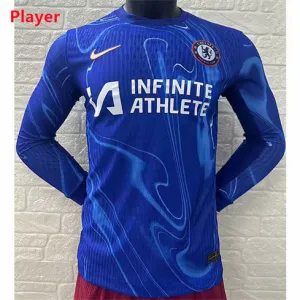 Chelsea 2024/25 Home Long - sleeve Jersey - Player Edition - Blue