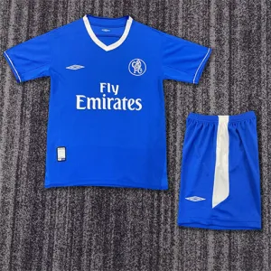 Chelsea 2003 - 05 Home Kids' Retro Jersey - Blue