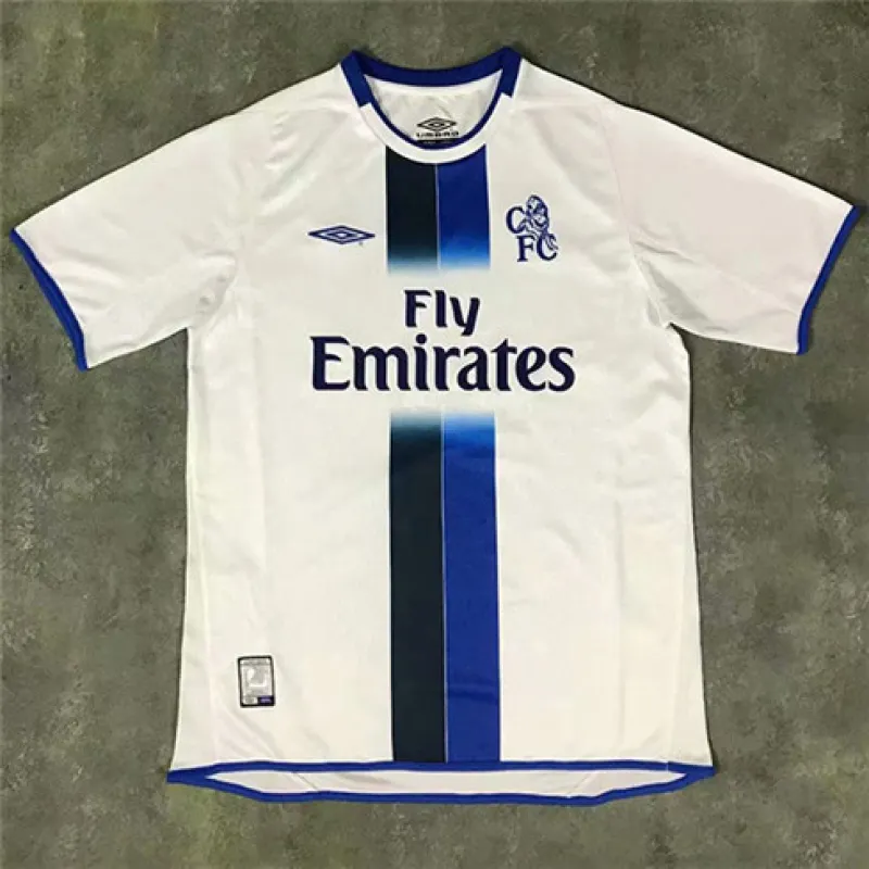 Chelsea 2003 - 2005 Away Retro Jersey - White