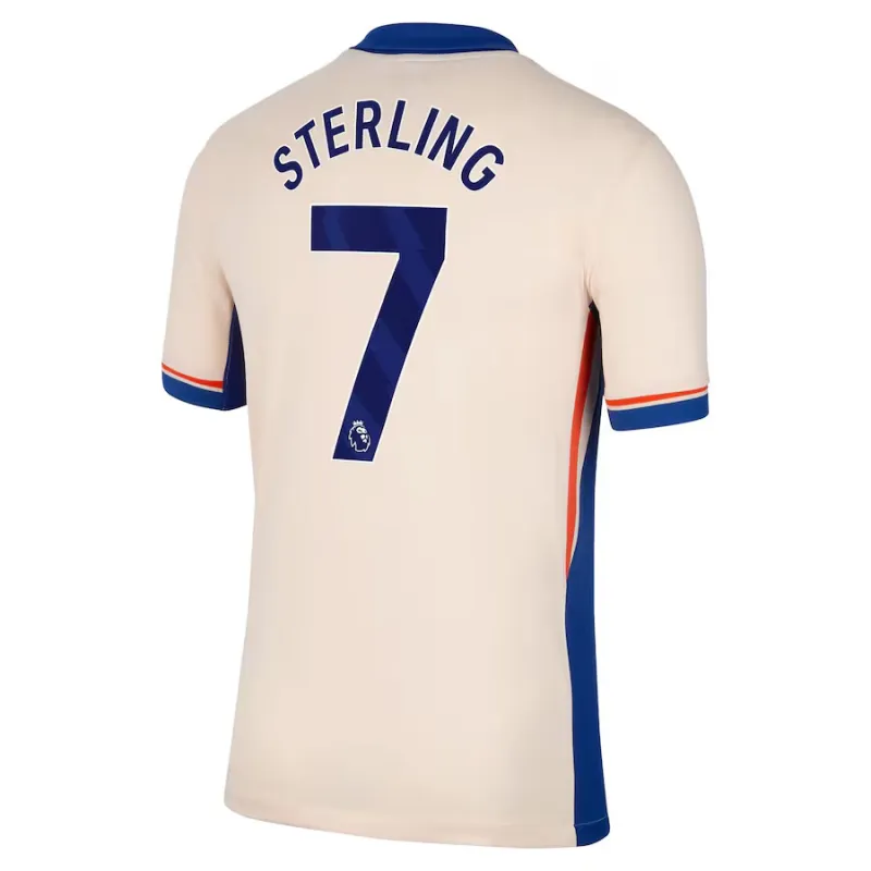 Sterling's Chelsea 2024/25 Away Jersey - Light Orange